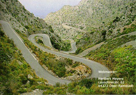 Straße nach Sa Calobra, Mallorca
